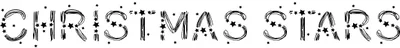 Pwchristmasstars Font