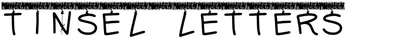 Pwtinselletters Font
