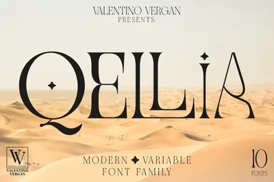 Qellia - Variable Font Family Free Download