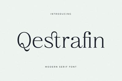 Qestrafin Modern Serif Font Free Download