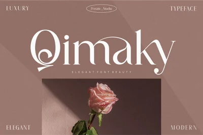 Qimaky _ elegant font beauty