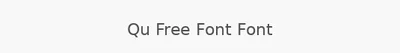 Qu Free Font Font