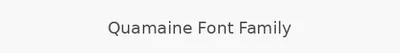Quamaine Font Family