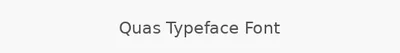 Quas Typeface Font