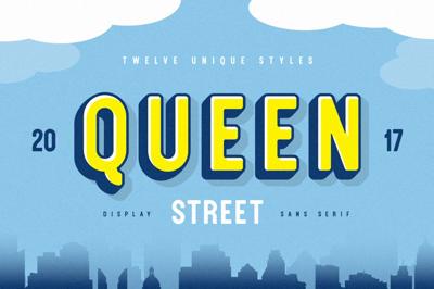 Queen Street Display Font Free Download