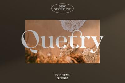 Quetry Serif Display Free Download