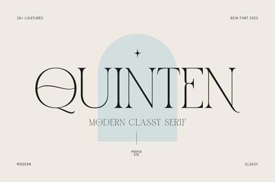 Quinten - Modern Classy Serif Free Download