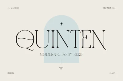 Quinten - Modern Classy Serif Font