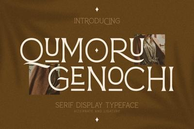 Qumoru Genochi Serif Display Font Free Download