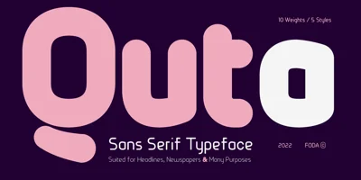 Quta Rounded Font