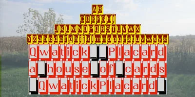QwatickPlacard Font