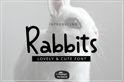 Rabbits Font Free Download