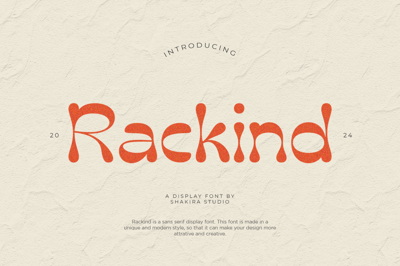 Rackind - Unique Display Font Free Download