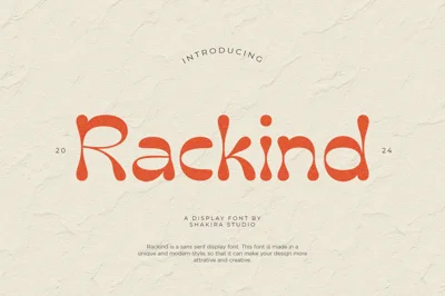 Rackind - Unique Display Font