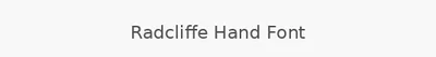 Radcliffe Hand Font