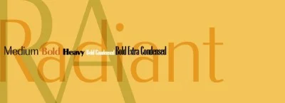 Radiant Font