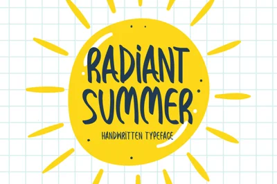 Radiant Summer Typeface