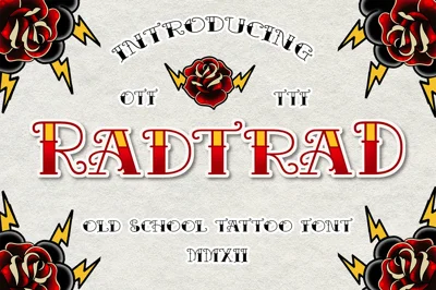 RADTRAD CLASSIC TATTOO FONT
