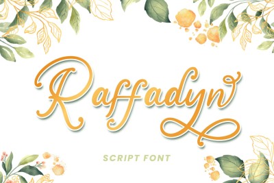 Raffadyn - Wedding Font