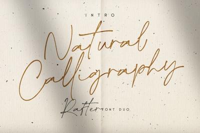 Rafter Handwriting Fonts Duo Free Download