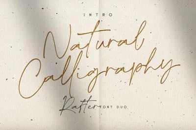 Rafter Handwriting Fonts Duo