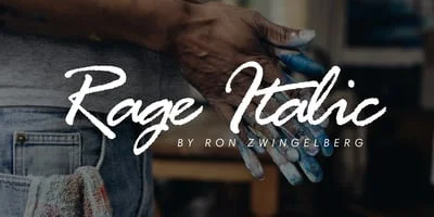 Rage Italic Font