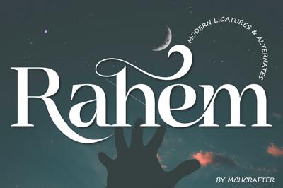 Rahem | Modern Serif Font Free Download