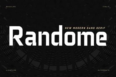 Randome New Modern Serif Font