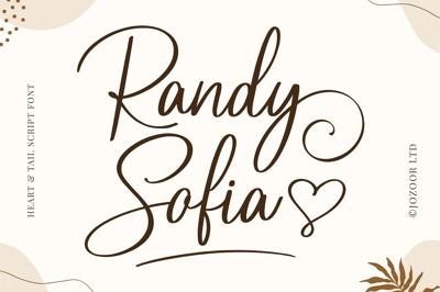 Randy Sofia - Lovely Script Font Free Download