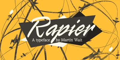Rapier Font