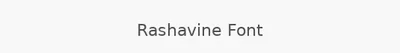 Rashavine Font