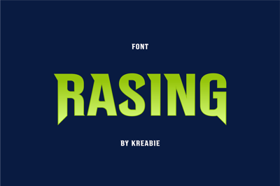 RASING FONT Free Download