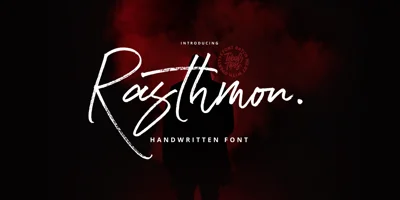 Rasthmon Brush Font