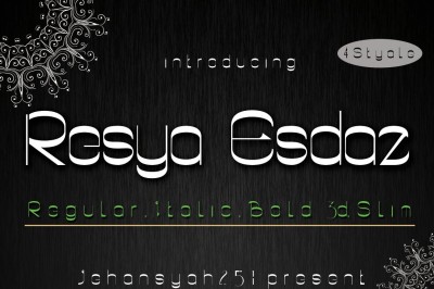 Rasya Esdaz Font