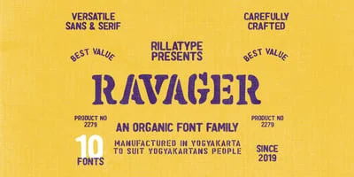 Ravager Font
