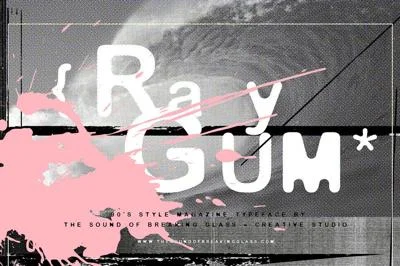 RayGum | Regular Font