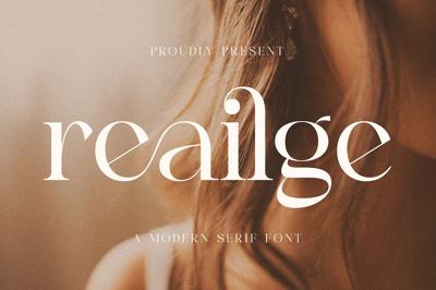 Reailge Modern Serif Font Free Download