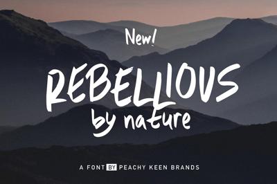 Rebellious by nature I Handcrafted Free Download