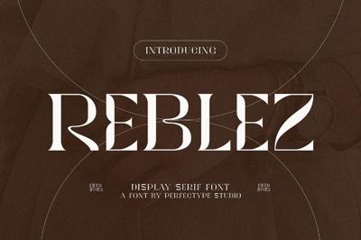 Reblez Elegant Serif Font Typeface Free Download