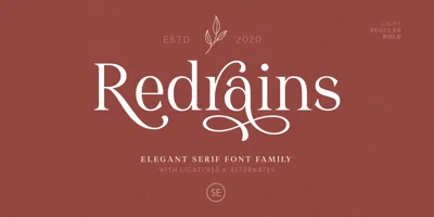 Redrains Font