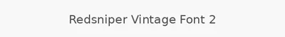 Redsniper Vintage Font 2