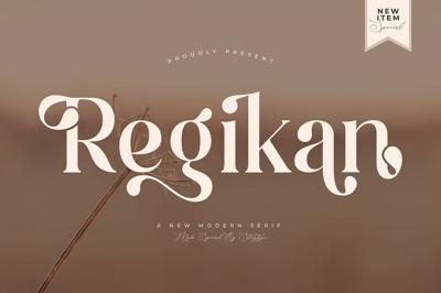 Regikan A New Modern Serif Font Free Download