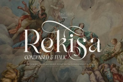 REKISA - Modern Display Serif Font