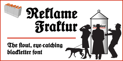 Reklamefraktur Free Download