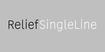 Relief SingleLine Font Free Download