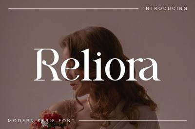 Reliora Modern Serif Font Free Download