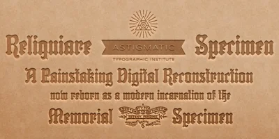 Reliquaire AOE Font