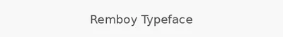 Remboy Typeface
