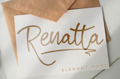 Renatta - Elegant Script Font Free Download