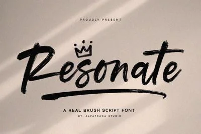Resonate - Brush Script Font